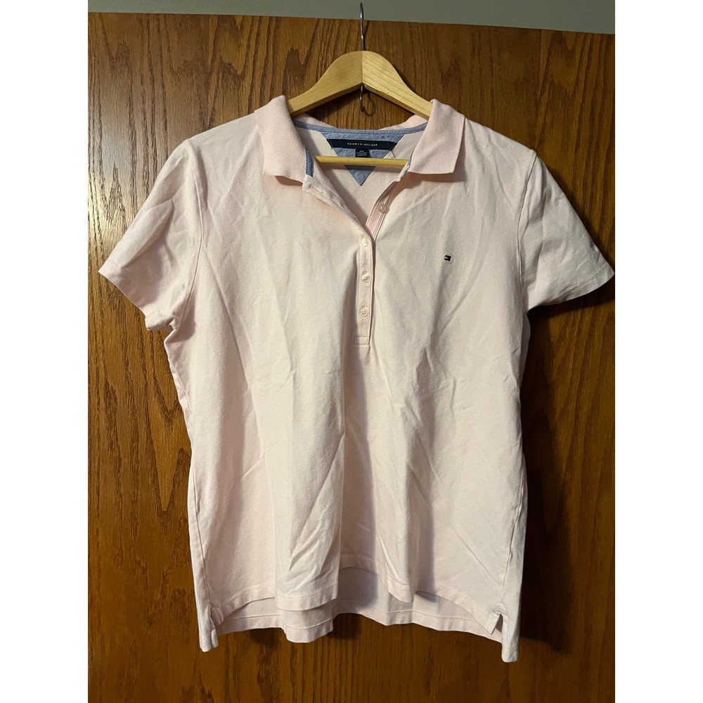 Tommy Hilfiger XXL pink polo
